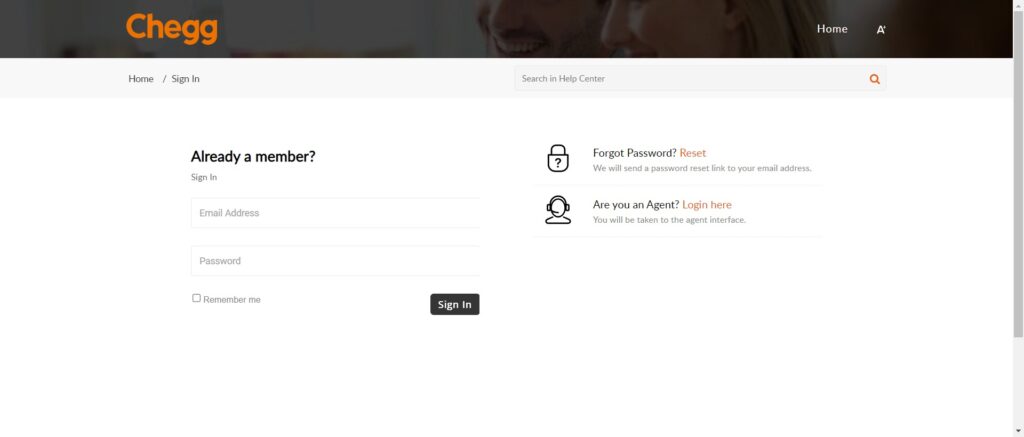 chegg india expert login